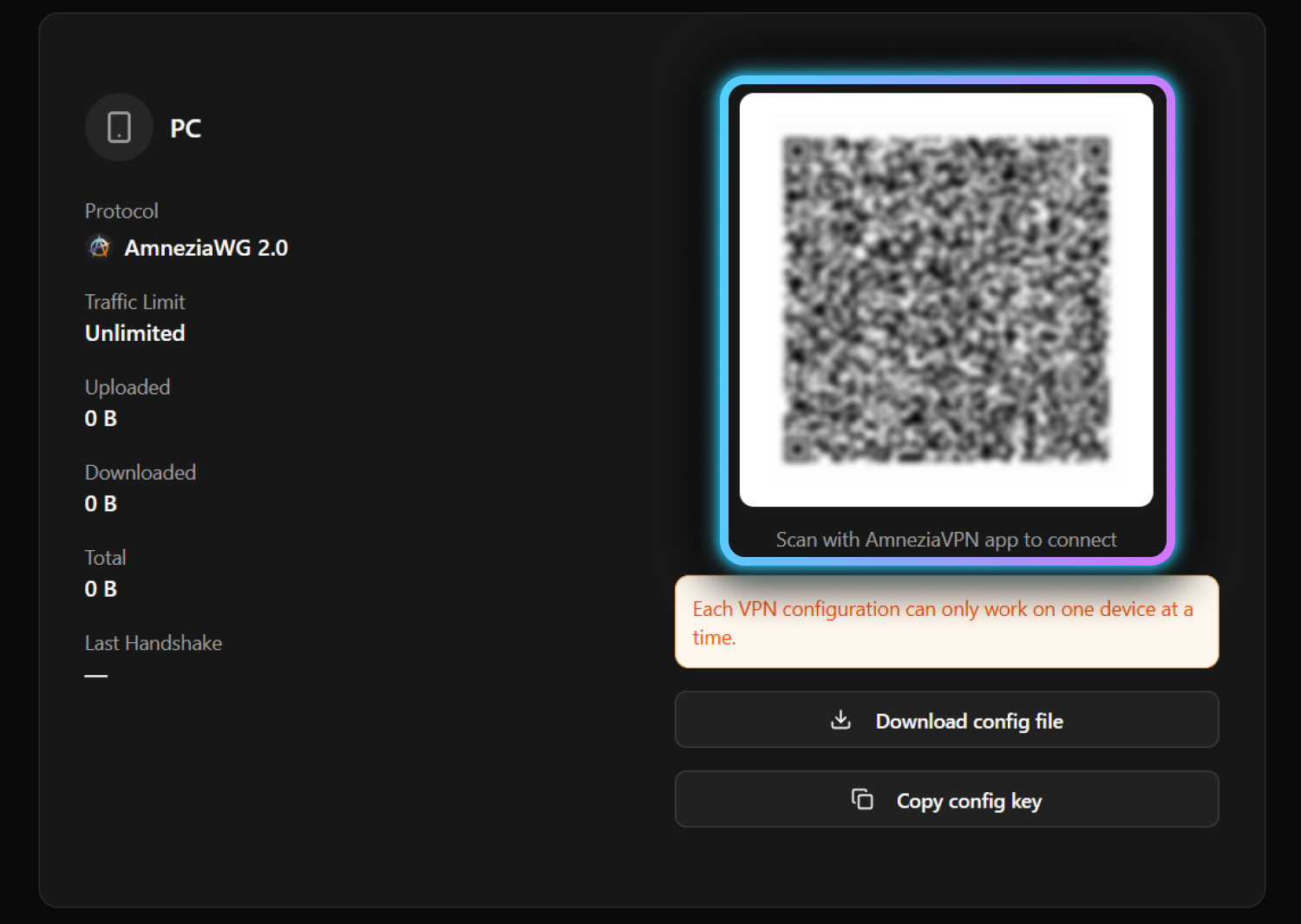 Scan QR code